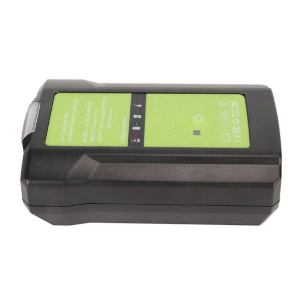 40V oplader Justerbar LED-lys USB-strømudgangsindikator Lithiumbatterioplader til Greenworks 29472 29482 29462 29252
