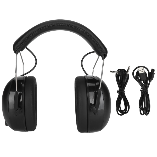 BT-1 brusreducerande hörlurar 28dB Bluetooth hörselskydd med 3,5 mm AUX-kabel för daglig användning