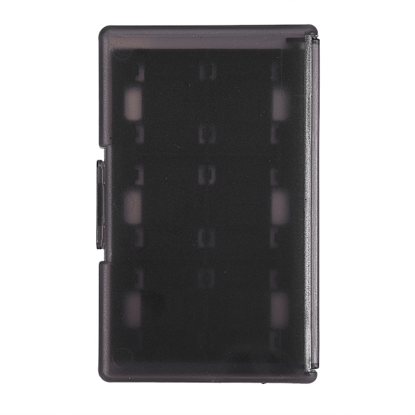 24-i-1 TF-kortboks spillminnekortveskeholder bærer oppbevaring for Nintendo Switch Black