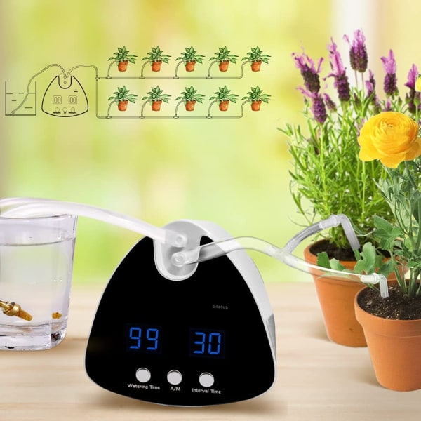 KiKiHeim Plantevanningssystem Automatisk Plantevanner, Drypp