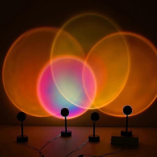 ZENGO Solnedgangslampe LED Solnedgangslampe, Solnedgangsprojeksjonslampe