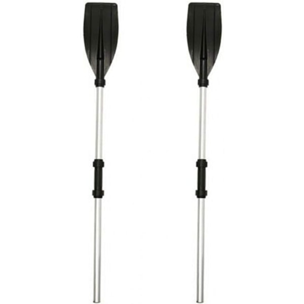 Löstagbar Båtpaddel för Kanot Flod Pool Vattenflotte Sport, Anodiserad Aluminiumskaft för Förbättrad Hållbarhet (Set med 2 Paddlar)