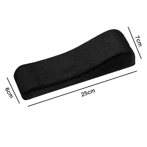 1 par Memory Foam Arm Rest Kontorstol Armrest Pads og Høy Skrå Armrest - Universal Pudetrekk for Armrest og Albue Avløpning