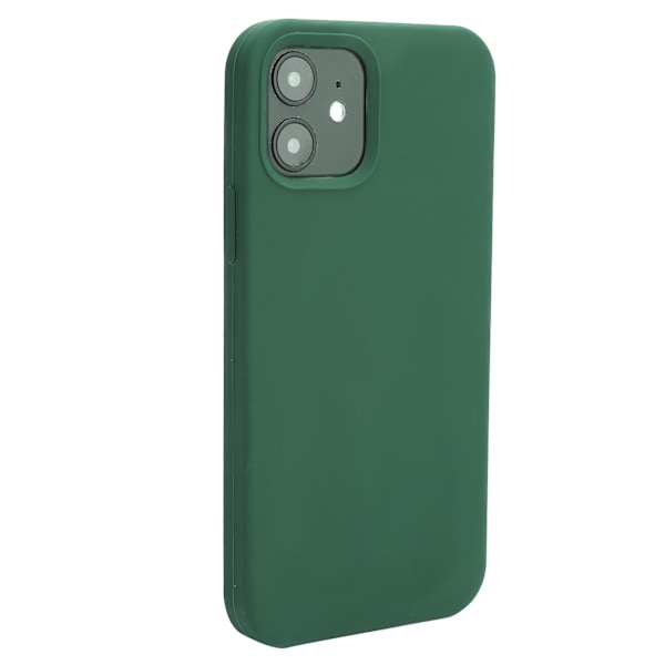 Telefonskal i silikon, skyddande fodral, stöttåligt mobilfodral, passar till IOS 12 Mini (grön)
