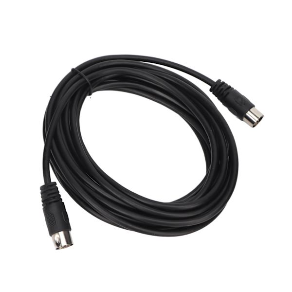 DIN 8-pin til DIN 8-pin kabel Fleksibelt Høy nøyaktighet DIN 8-pin hann til DIN 8-pin hann signal lyd adapterkabel 5 meter