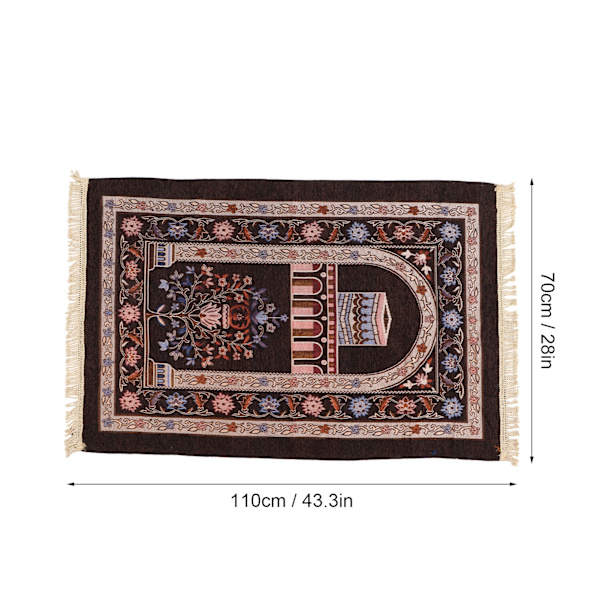 Islamisk muslimsk bönematta etnisk stil fashionabel bönematta Ramadan present bönematta för män kvinnor