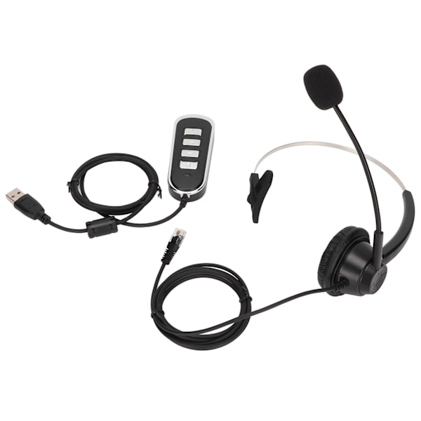 H360‑RJ9‑U900 RJ9 Business Headset Hands Free Corded Monaural Headset med mikrofon för telefonrådgivning