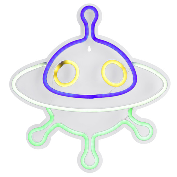 Alien Neon Skylt USB-driven LED Neonlampa Present Hem Sovrum Bar