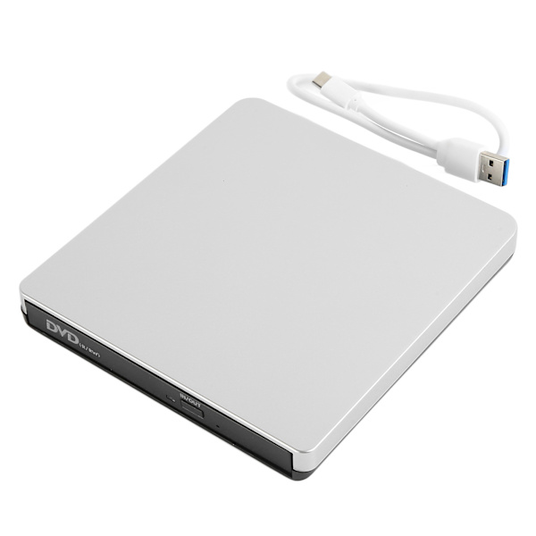 Ultrathin USB3.0 Type C R RW Ulkoinen CD DVD -asema Kannettava CD DVD -poltin kannettavalle tietokoneelle