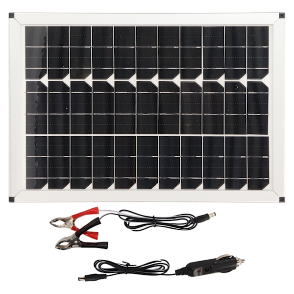100W aurinkopaneelipaketti Nopea lataus 12V Kaksi USB-aurinkopaneeli Auton akkulaturi Moottoripyörälle Veneelle Merelle RV