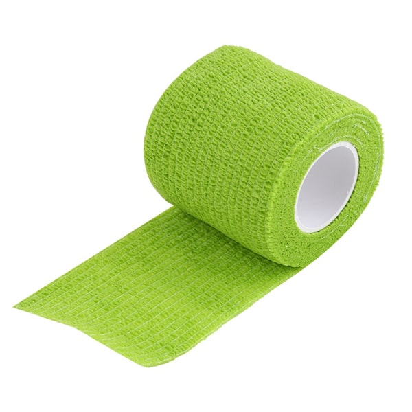 5 ruller / sett vanntett selvklebende bandasje tape fingerledd wrap sportspleie (grønn)