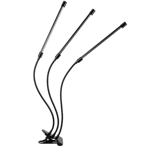 30W USB 3-putkinen joustava LED-kasvikasvatusvalo täyden spektrin kasvu