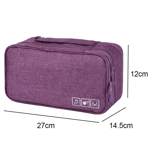 Reise-BH Underwaer Organizer Kompakt Lingerie Box Toiletry Bag, Organizer for Girls Gifts