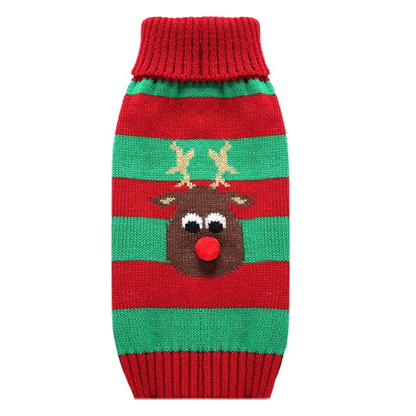 Pet Christmas sweater Pet Christmas costume Pet warm clothes