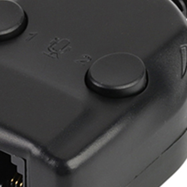 Krystall Headset Telefon Treningsboks Splitter Adapter Volumkontroll Intelligent Lyd Lukket