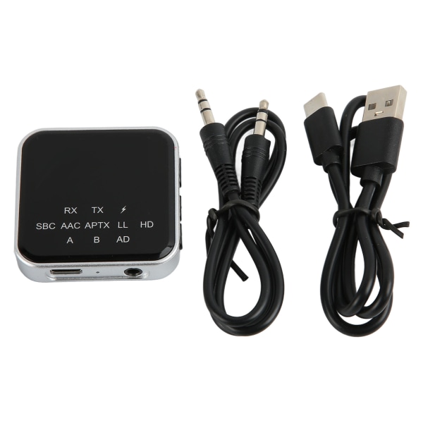 Bluetooth-sender og -modtager Multifunktion Lav latenstid 2 i 1 Bluetooth-adapter med 3,5 mm AUX-interface til TV-pc