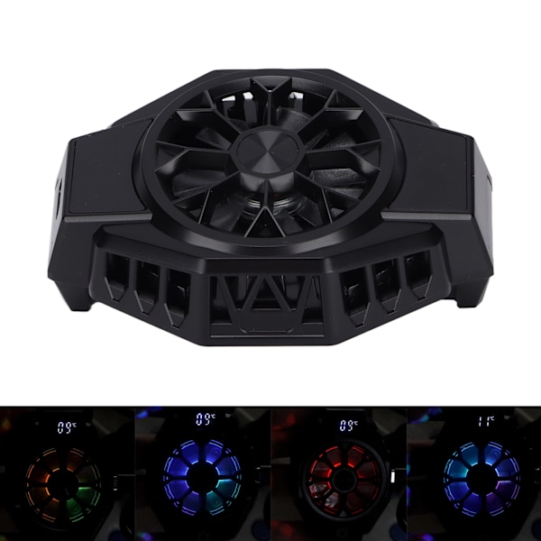 X9 Mobiltelefon Køler Type C Gaming Telefon Halvleder Køleblæser til 2.7‑ 3.5in Bredde Mobiltelefoner