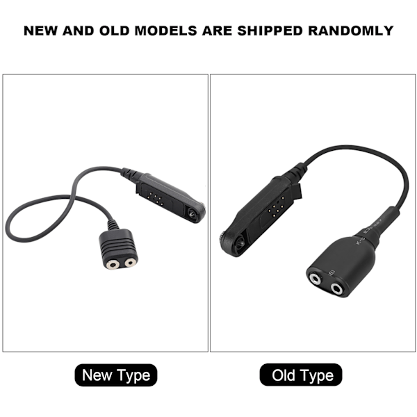 V-9R PLUS Walkie Talkie Audio Kabeladapter til K Interface 2Pin Headset Port