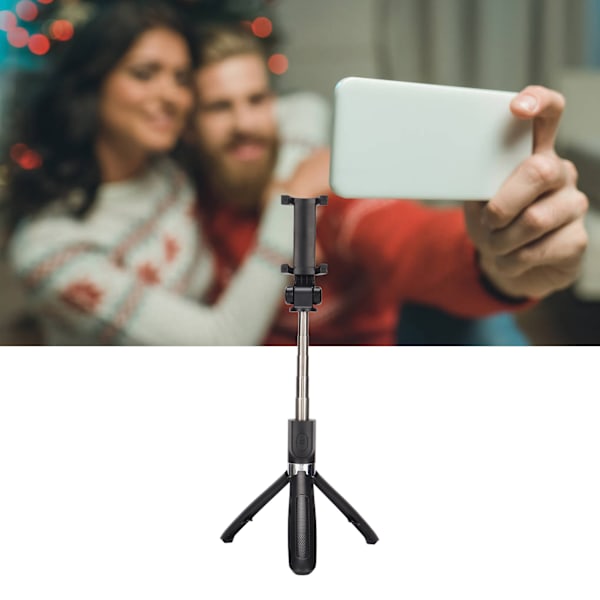 Selfie Stick Udtrækkelig Selfie Stick Stativ med Aftagelig Trådløs Fjernbetjening til 5,5-8,5 cm Smartphones Kompakt Størrelse Letvægt