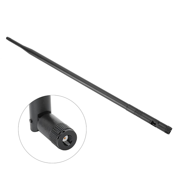 ABS Svart Kompakt W209 9DB Hard Rod WIFI 2.4GHz 9DBI Nettverkskort Router Høyforsterket Antenne Forbedre Stabilt Signal