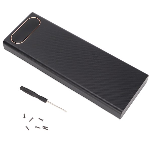 L10 22.5W 10x18650 Hitsausvapaa Akun Säilytyslaatikko LCD-näyttö DIY Power Bank -sarja