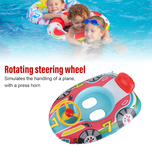 Unik Design Piratskepp Badleksak, Uppblåsbar Poolleksak, Sommarkul Pool Uppblåsbara Leksaker, Vältsäker Design, Poolleksaker Barn, Kraftig PVC Baby