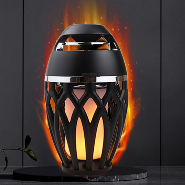 LX Bluetooth Flame Light Speaker - Svart