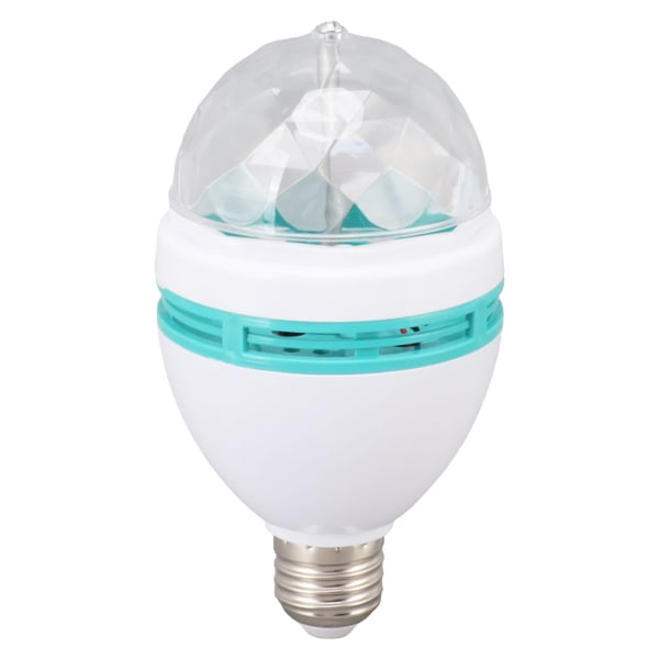 Dansande glödlampa E26 bas RGB automatisk växling säker stabil ABS PC