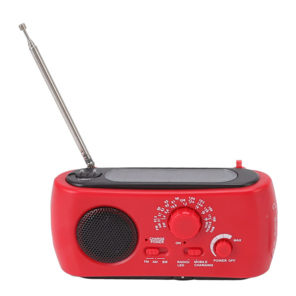 Nödväderradio Multifunktionell AM FM SW Bärbar Ström