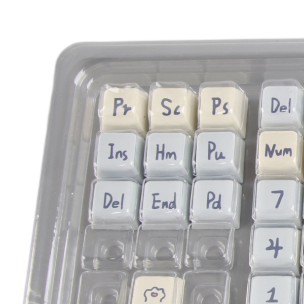 PBT-näppäimistönäppäimet 148 näppäintä Dye Sublimation Ergonomic Rich Colors Mekaaniset näppäimistönäppäimet PC-pelaamiseen DIY
