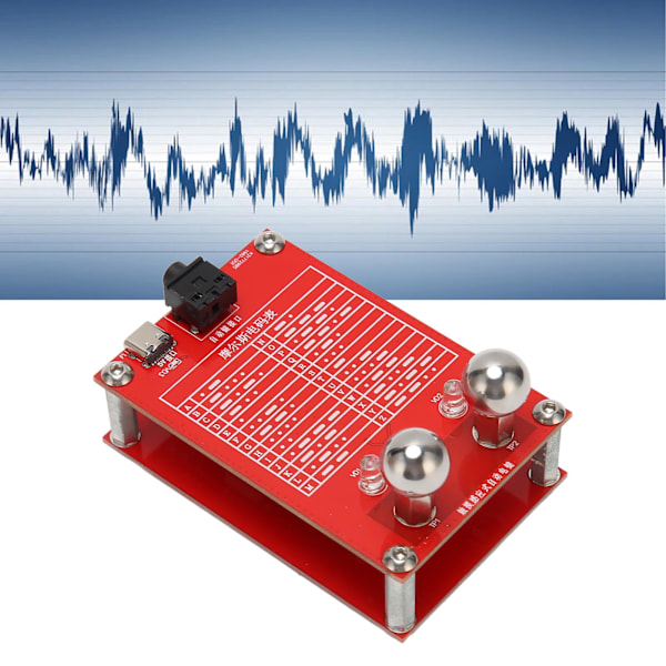 Automatisk telegrafnøkkel 5V CW Morse-koder Nøkkel med magnet fast base for kortbølgeradio 3,5 mm utgangsgrenseflate