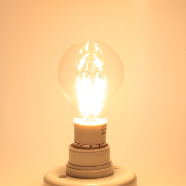 E27 12V COB LED-glödlampa 360 grader NOn dimbar Ljus Ny (6W Varmvit)
