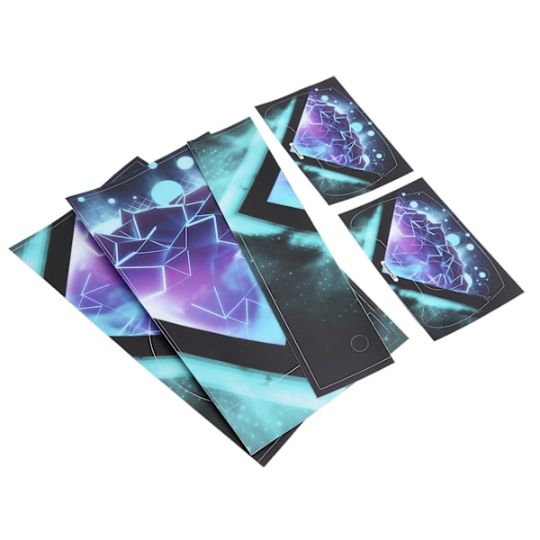 Geometrisk figur mønster klistremerke beskyttende hud klistremerke for Xbox Series S kontroller og konsoll