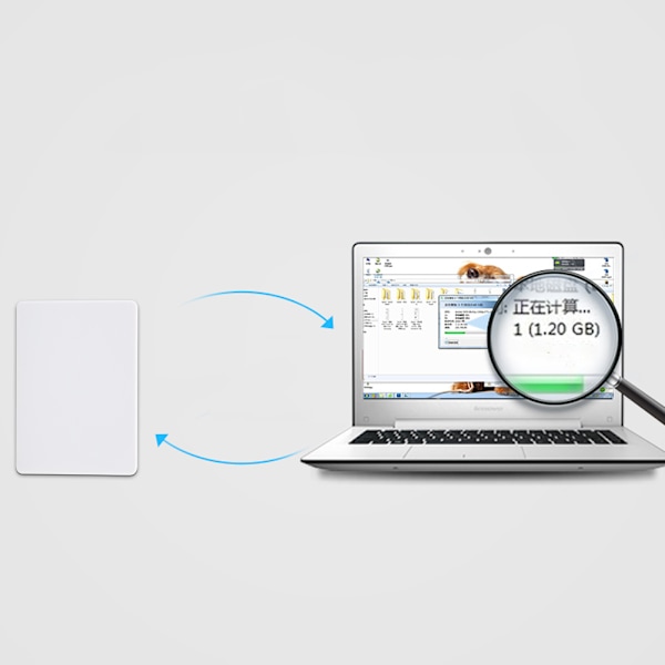 mSATA SSD - IDE 2.5 tuuman PATA / IDE -liitäntäkaapeli (valkoinen)