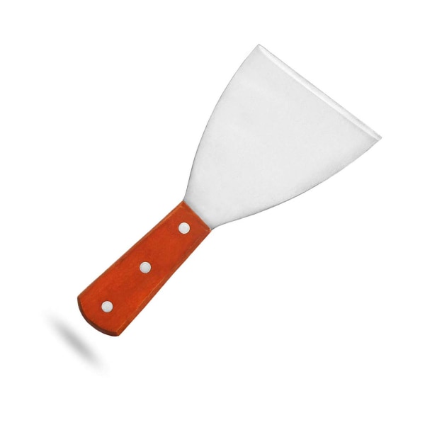 Grillskrape i tre med skråkant, 4 tommer x 8,5 tommer