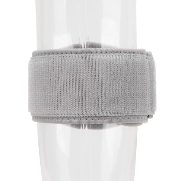 2 st Elbow Compression Sleeve Andningsbar Lätt Justerbar Elastisk Armbågsstöd för Sport Grå