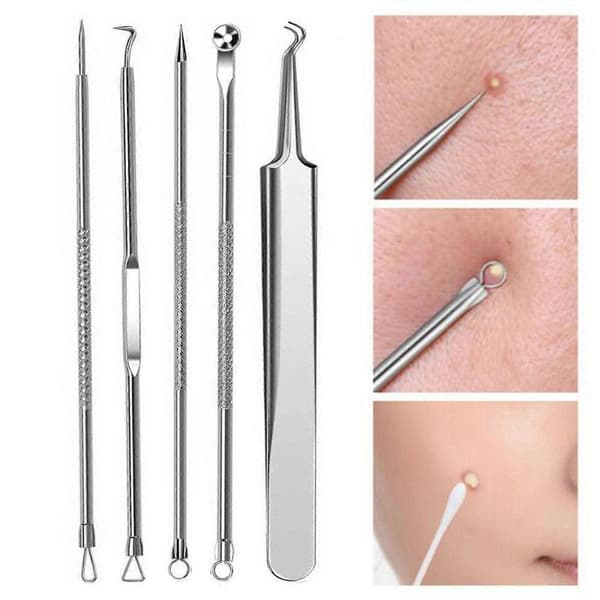 Blackhead Extractor Tool Blackhead Remover Pinsett Bokssett PCS WU2104
