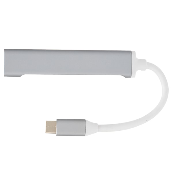 Utsökt låskantsdesign 4 i 1 USB C-hubb med 4 USB-portar (1 x USB 2.0, 3 x USB 3.0), stöder lagringsdiskar, tangentbord och mus, hårddiskar eller