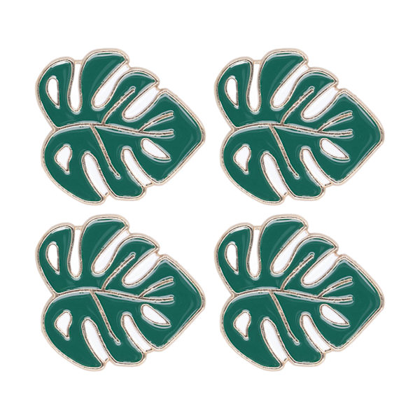 4 st nålhållare set DIY magnet korsstygn broderi tillbehör gröna blad