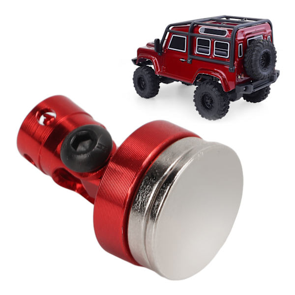 4 st RC magnetiska karossstolpar osynliga karossstolpar för 1/8 1/10 fjärrkontrollfordonröd