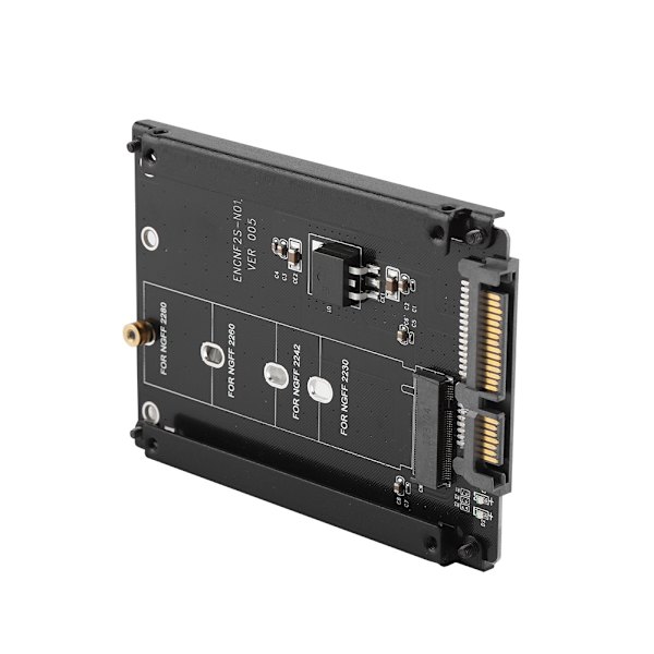 Högpresterande 22-stifts M.2 NGFF till SATA-adapter Plug and Play M.2 till SATA B-nyckel
