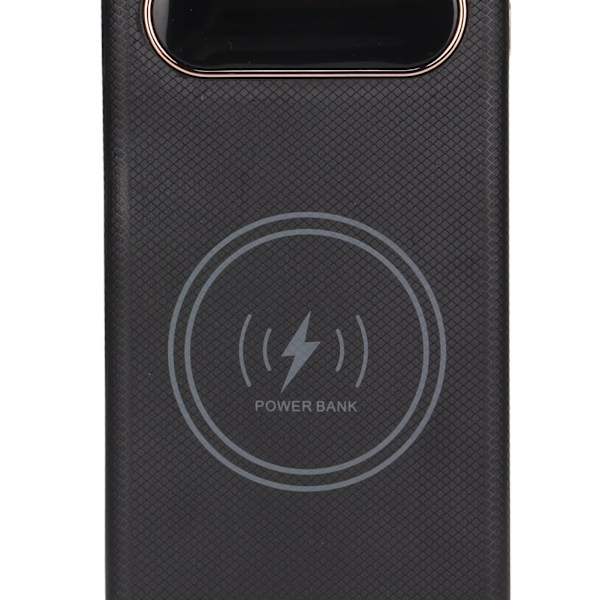 L12 Nopea latausversio DIY Power Bank -sarja 12 18650 akkukotelo 22,5 W langallinen 15 W langatonMusta