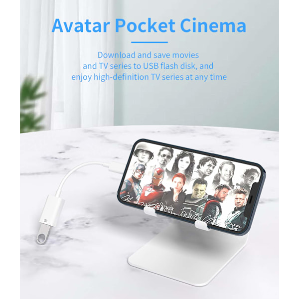 Laddnings- och ljudutgångskabel för iOS-enheter, stark kompatibilitet med iPhone- och iPad-modeller säkerställer plug and play-funktionalitet, utrustad med