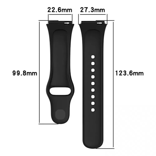 3 Armband + Glimmer för Xiaomi Redmi Watch 3 Active 1.83 tum.