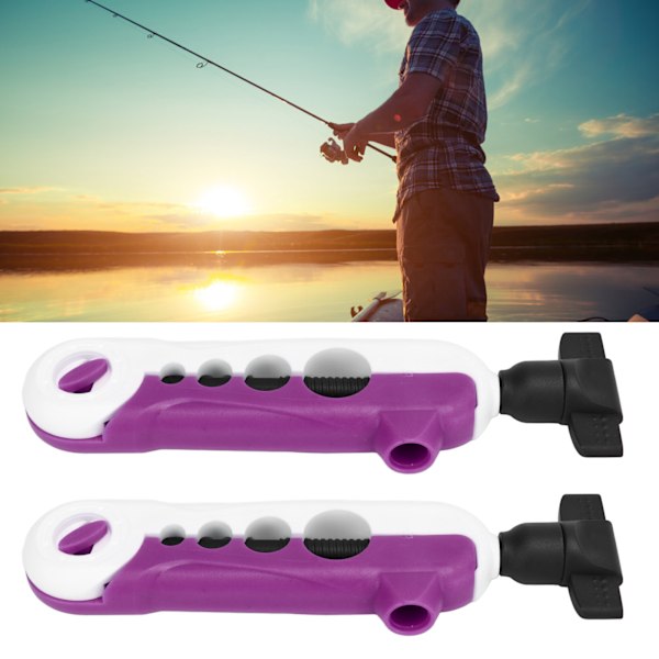 Väderbeständigt Material, Förstärkta Spöhållare För Portabelt Fisketillbehör, Mini Rullspolare För Spinnfiskerullar, 2 ST