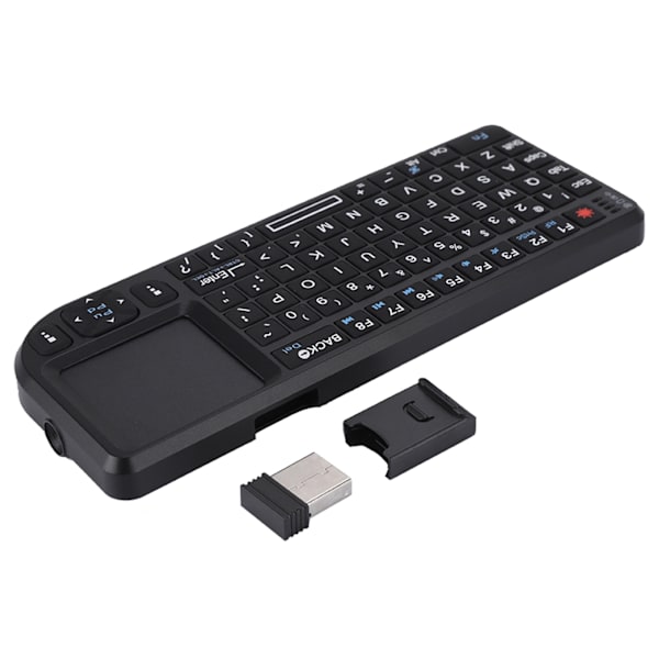 2,4 GHz trådløs touchpad/genopladelig ultra mini tynd USB-baggrundsbelyst tastatur til PS3/4, til XBOX 360