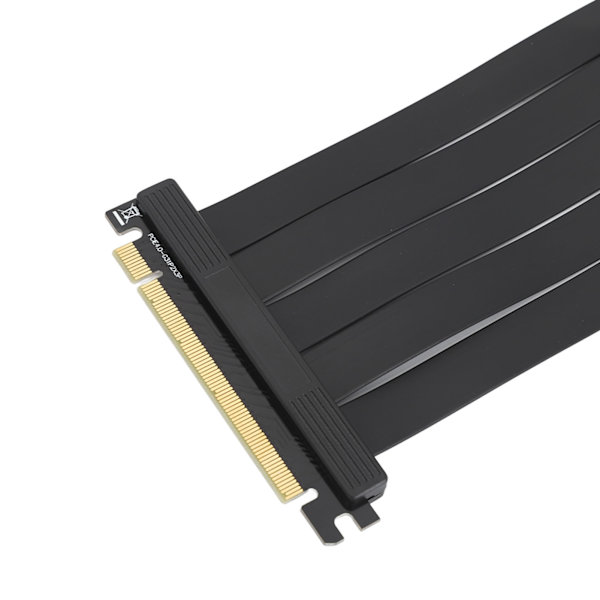 PCIE 4.0 X16 -jatkokaapeli 180 astetta 26 Gt/s 7,9 tuumaa pitkä kullattu GPU-jatkokaapeli RTX3090 RTX3080ti RTX3070 -näytönohjaimille