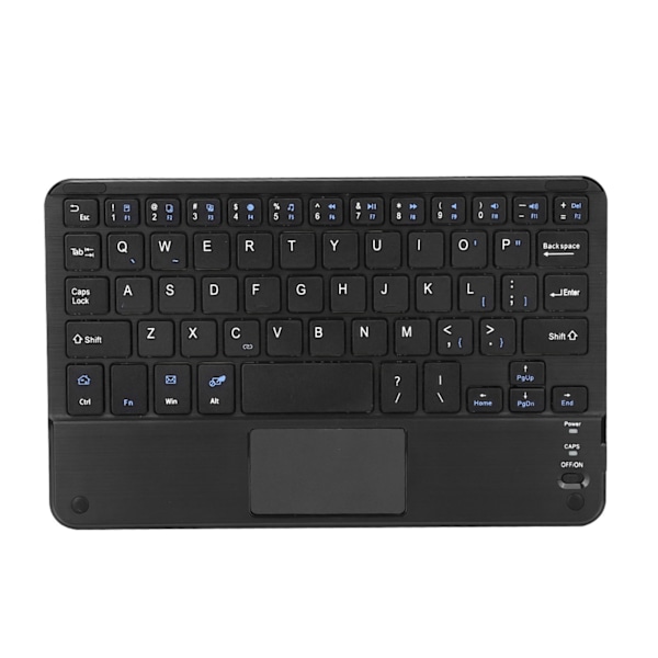 7/8in 75-timers Bluetooth-touchpad-tastatur med beskyttende etui til Android/iOS/Windows