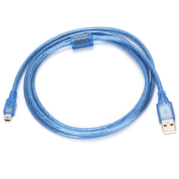 USB-MINI5P T-Port-datan lataus- ja latauskaapeli USB 2.0 -laturikaapeli matkapuhelimille, PDA-laitteille, audiosoittimille/videosoittimille (1,5 m)