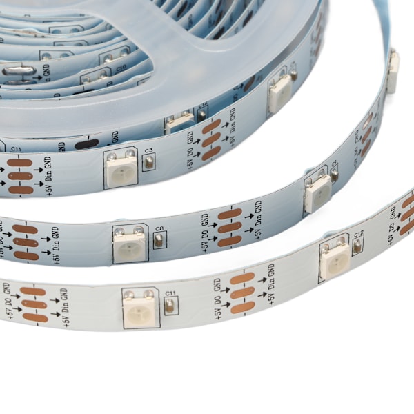 11,5 fot LED-stripe lys USB-strømforsyning Bluetooth-skjermbakgrunnsbelysning RGB-tape lys med fjernkontroll for hjemmefest